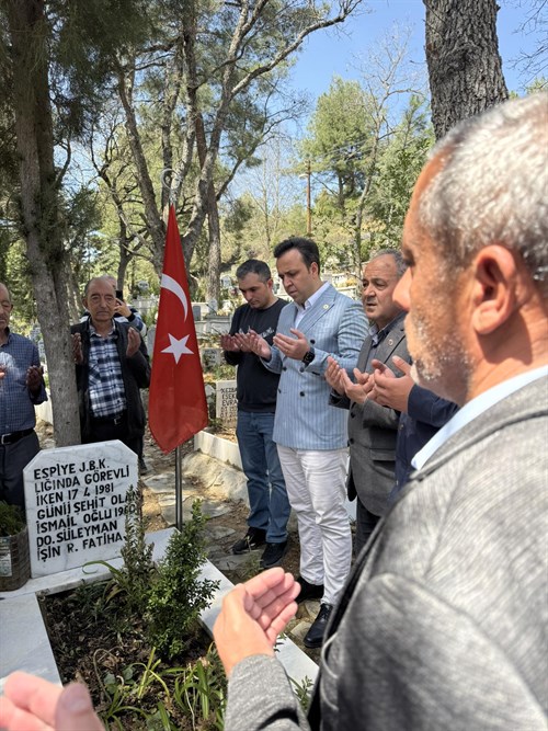 Şehidimiz Süleyman İşin Şehadetinin Yıl Dönümünde Dualarla Anıldı